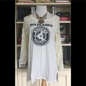 Free People Woodlands Raglan Top